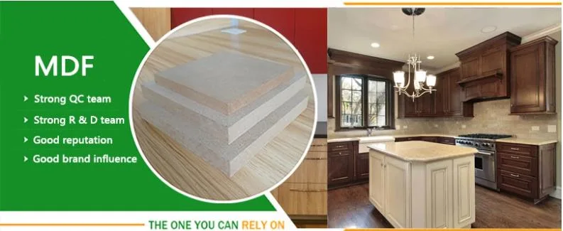 Natural Veneer Mdf/ Melamine Mdf for Furniture or Cabinet