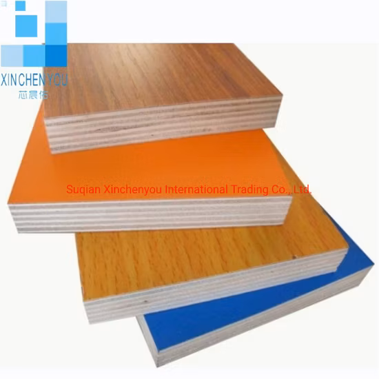 Китай Suppiler Лучшая цена1220*2440 Размер Новый дизайн Меламин/ламинатная фанера с однотонным цветом или текстурой древесины для шкафа и мебели